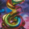 Big Rainbow Snake Diamond Painting