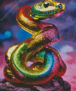 Big Rainbow Snake Diamond Painting