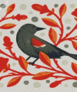 Bird Illustration Diamond Painting