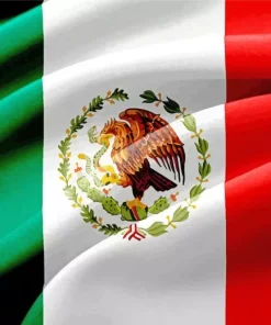Bird In Mexican Flag Diamond Painting