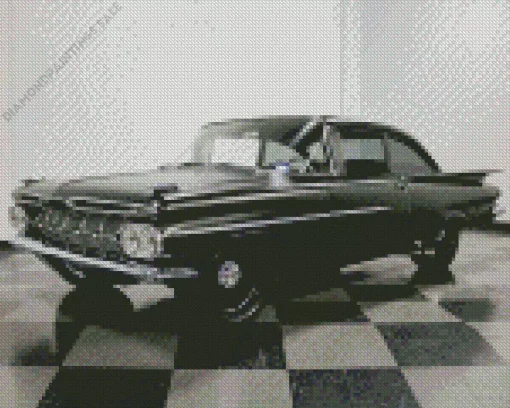 Black 1959 Impala Diamond Painting