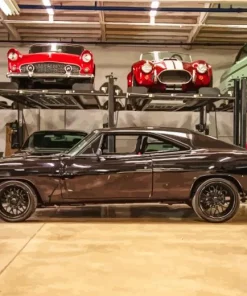 Black 69 Charger Diamond Painting