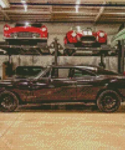 Black 69 Charger Diamond Painting