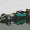 Black And Green F1 Car Diamond Painting