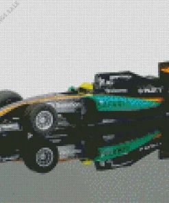Black And Green F1 Car Diamond Painting