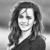 Black And White Emma Watson Diamond Painting