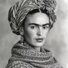 Black And White Frida Kahlo Diamond Painting