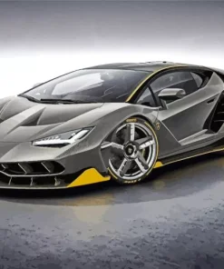 Black And Yellow Lambo Diamond Painting