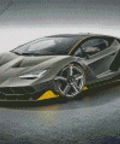 Black And Yellow Lambo Diamond Painting