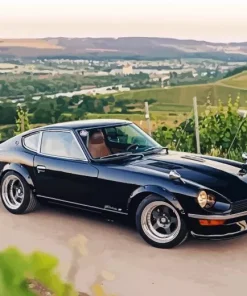 Black Datsun Car Diamond Painting