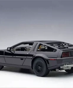 Black Delorean Car Diamond Painting