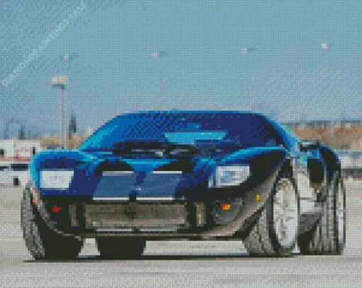 Black Ford GT 40 Diamond Painting