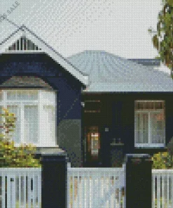 Black House Diamond Painting