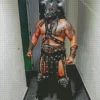 Black Taurus Wrestler Diamond Painting