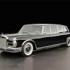 Black Vintage Mercedes Benz 1963 Diamond Painting