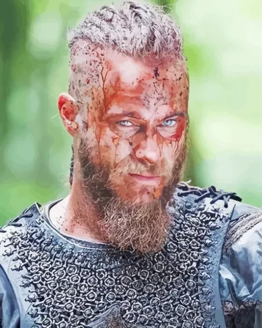Bloody Ragnar Vikings Diamond Painting