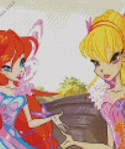 Bloom And Stella Winx Club Diamond Painting