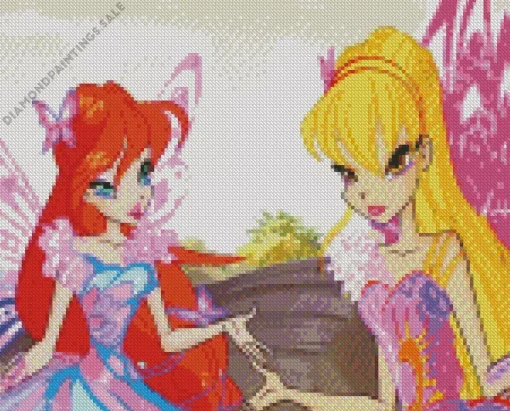 Bloom And Stella Winx Club Diamond Painting