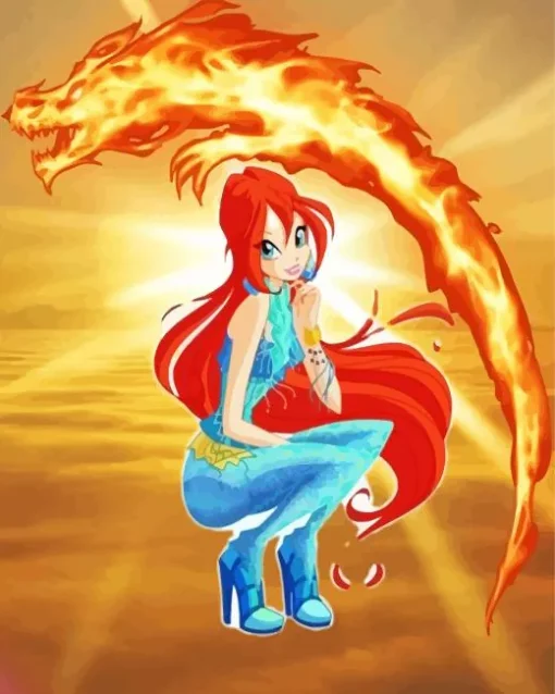 Bloom Winx Club Power Diamond Painting