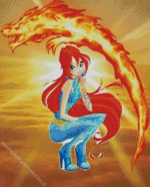 Bloom Winx Club Power Diamond Painting