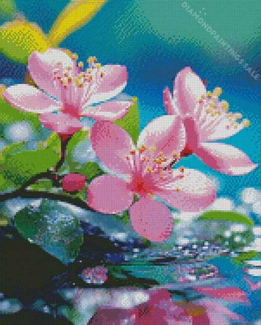 Blossom Flowers Diamond Painting