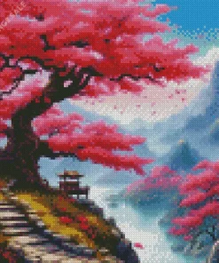 Blossom Landscape Diamond Painting
