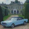 Blue 1960 Ford Mustang Diamond Painting