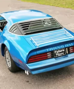 Blue 1978 Trans AM Diamond Painting