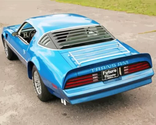 Blue 1978 Trans AM Diamond Painting