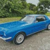 Blue 60s Mustang Diamond Painting