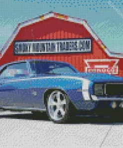 Blue 69 Camaro SS Diamond Painting