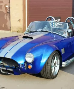 Blue AC Cobra Diamond Painting
