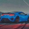 Blue Acura NSX Diamond Painting
