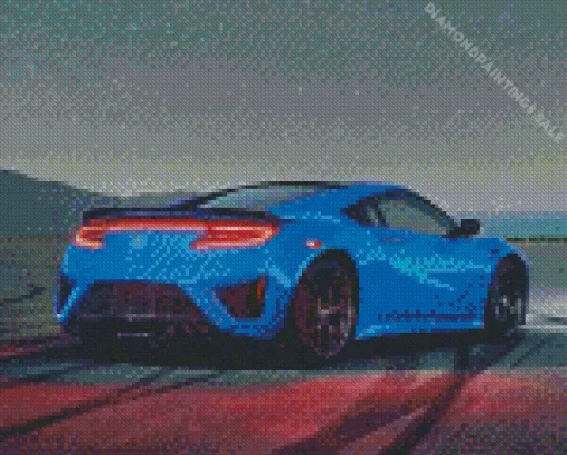 Blue Acura NSX Diamond Painting