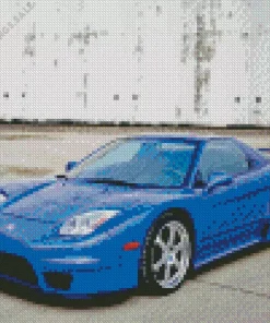 Blue Acura NSX Sport Car Diamond Painting