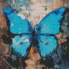 Blue And Black Butterfly Art Diamond Painting