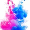 Blue And Pink Smoke Diamond Painting