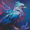 Blue And Purple Bird Diamond Painting