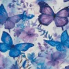 Blue And Purple Butterflies Diamond Painting