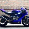 Blue and Purple Motorcycle Diamond Painting