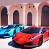 Blue And Red Cars Diamond Painting