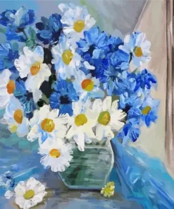 Blue And White Flower Vase Art Diamond Painting