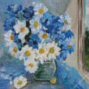 Blue And White Flower Vase Art Diamond Painting