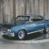Blue Buick Skylark Diamond Painting
