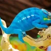 Blue Chameleon Diamond Painting
