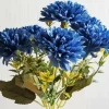 Blue Chrysanthemum Bouquet Diamond Painting
