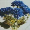 Blue Chrysanthemum Bouquet Diamond Painting