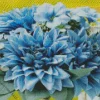 Blue Dahlia Bouquet Diamond Painting