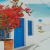 Blue Door Greece Diamond Painting
