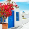 Blue Door Greece Diamond Painting